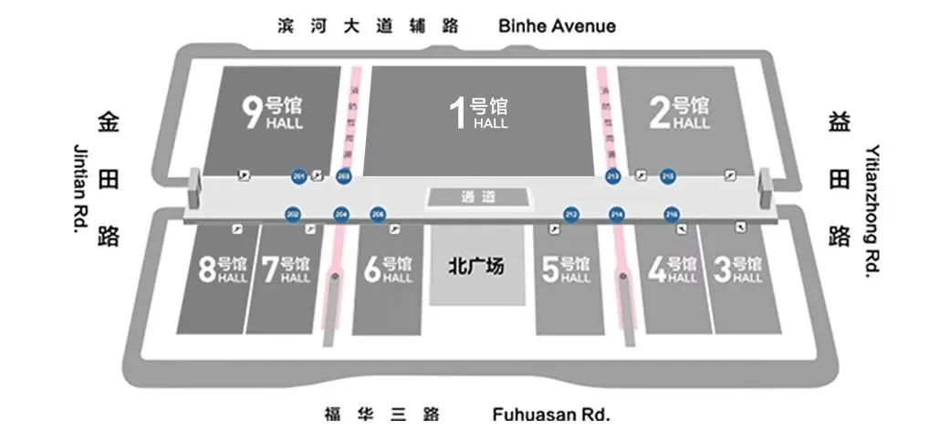 深圳國際電池技術(shù)展覽會展館分布